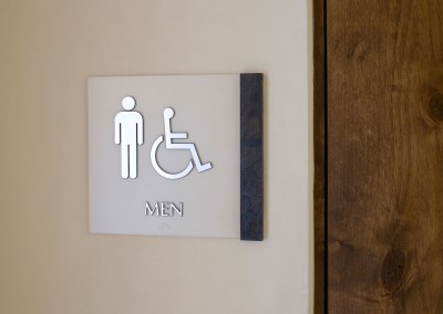 Hospitality ADA Restroom Sign