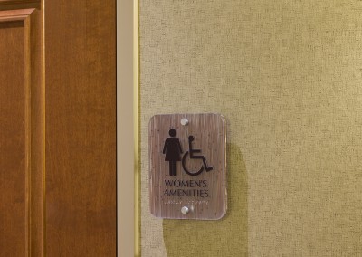 Sandia Casino ADA restroom Sign