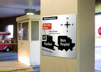 Hospital Exterior Campus Map