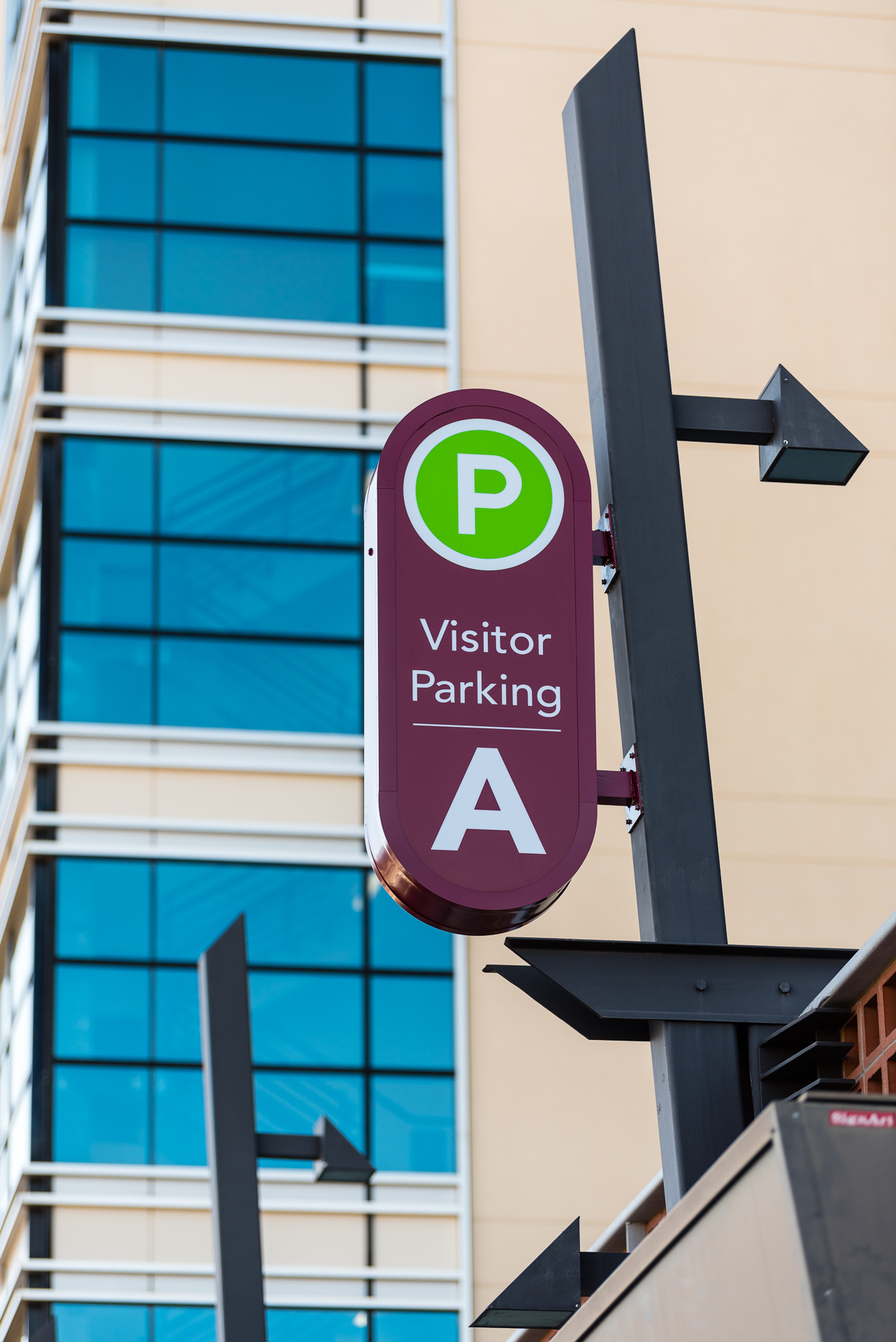 parking garage signs