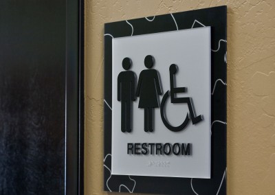 Basic + Sign Systems, ADA Restroom Sign