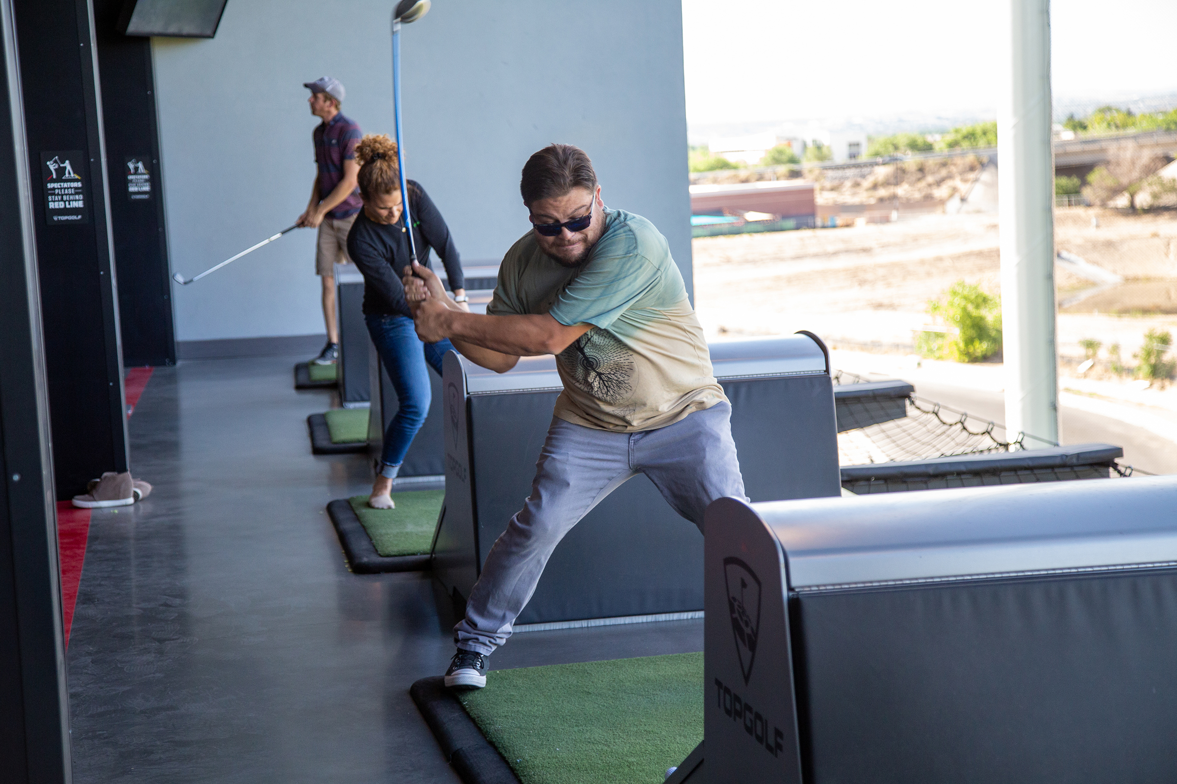 Century Sign Builders End of the Year Party at Top Golf - Bobby