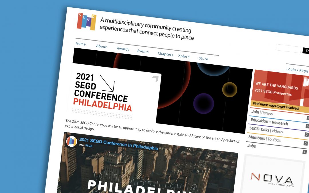 SEGD 2021 Conference in Philadelphia