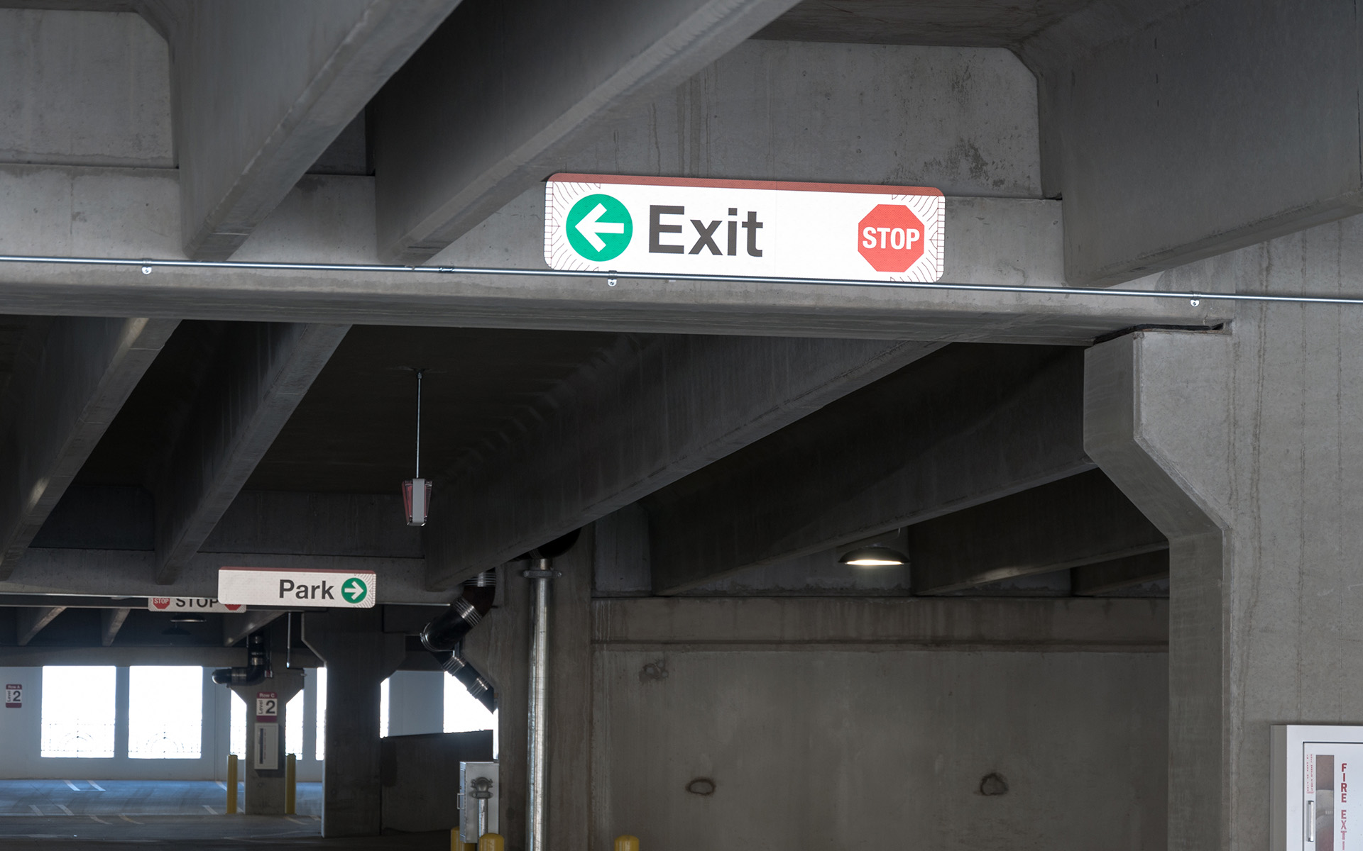 Sandia Casion Parking Lot Signage