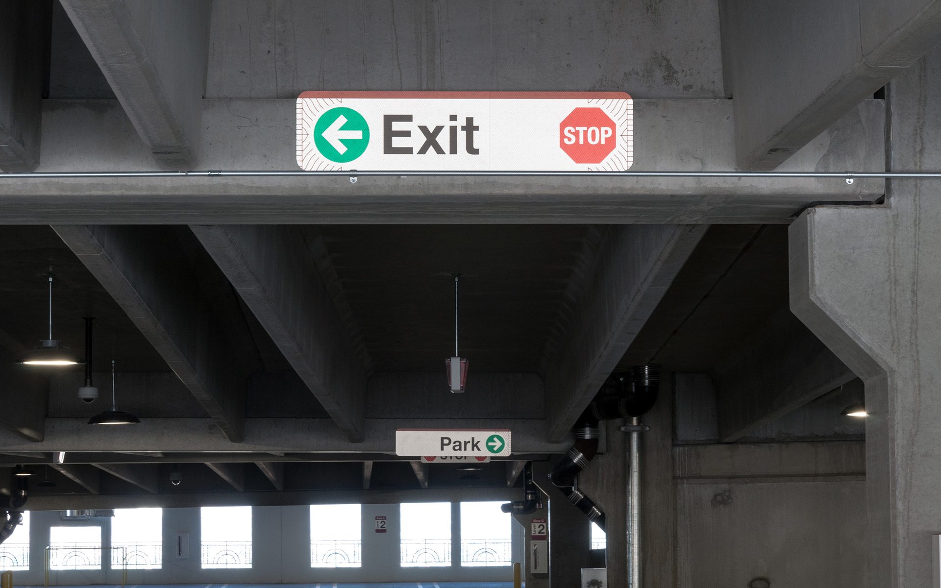 Sandia Casion Parking Lot Signage