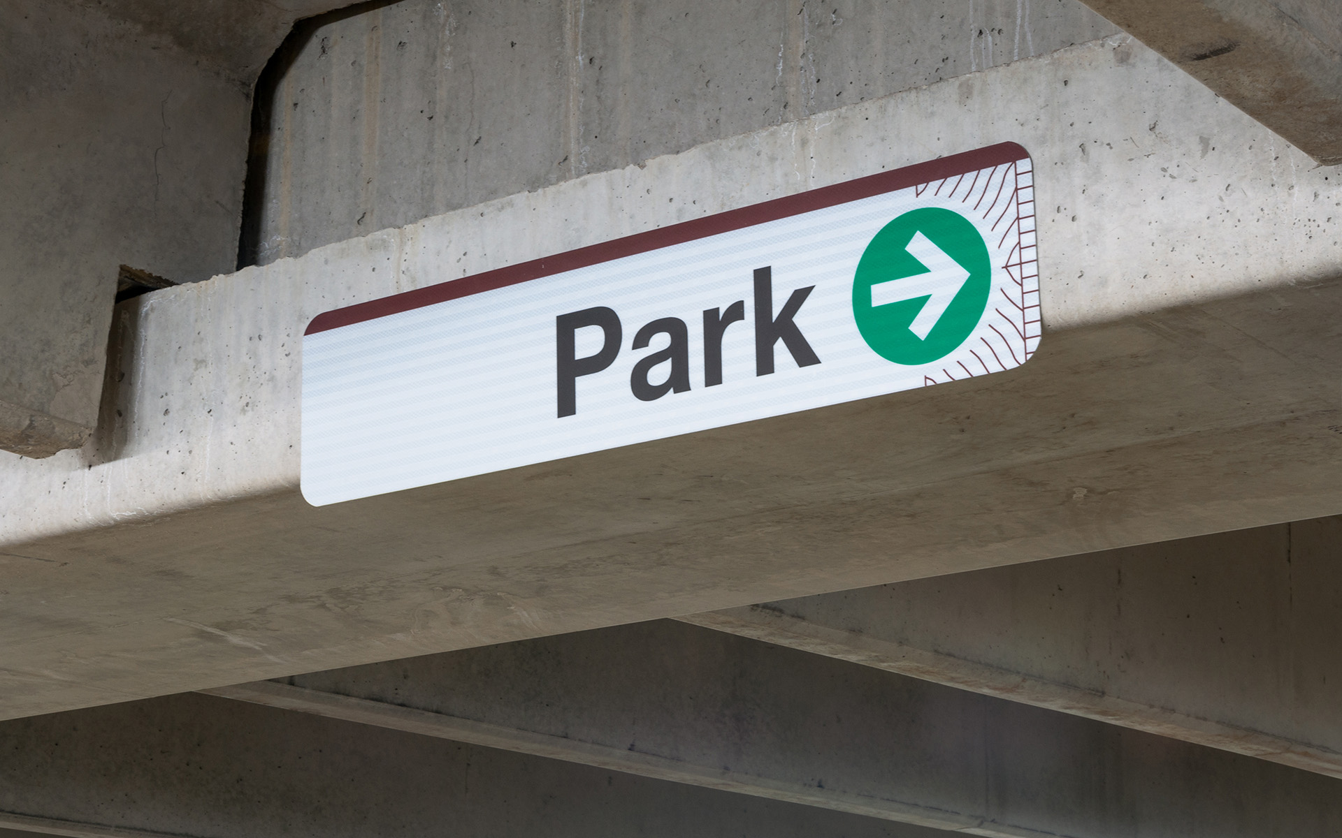 Sandia Casion Parking Lot Signage