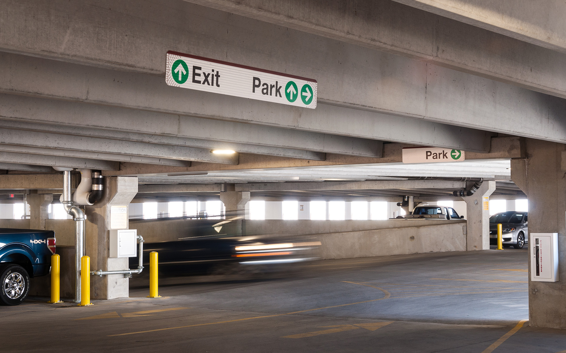 Sandia Casion Parking Lot Signage