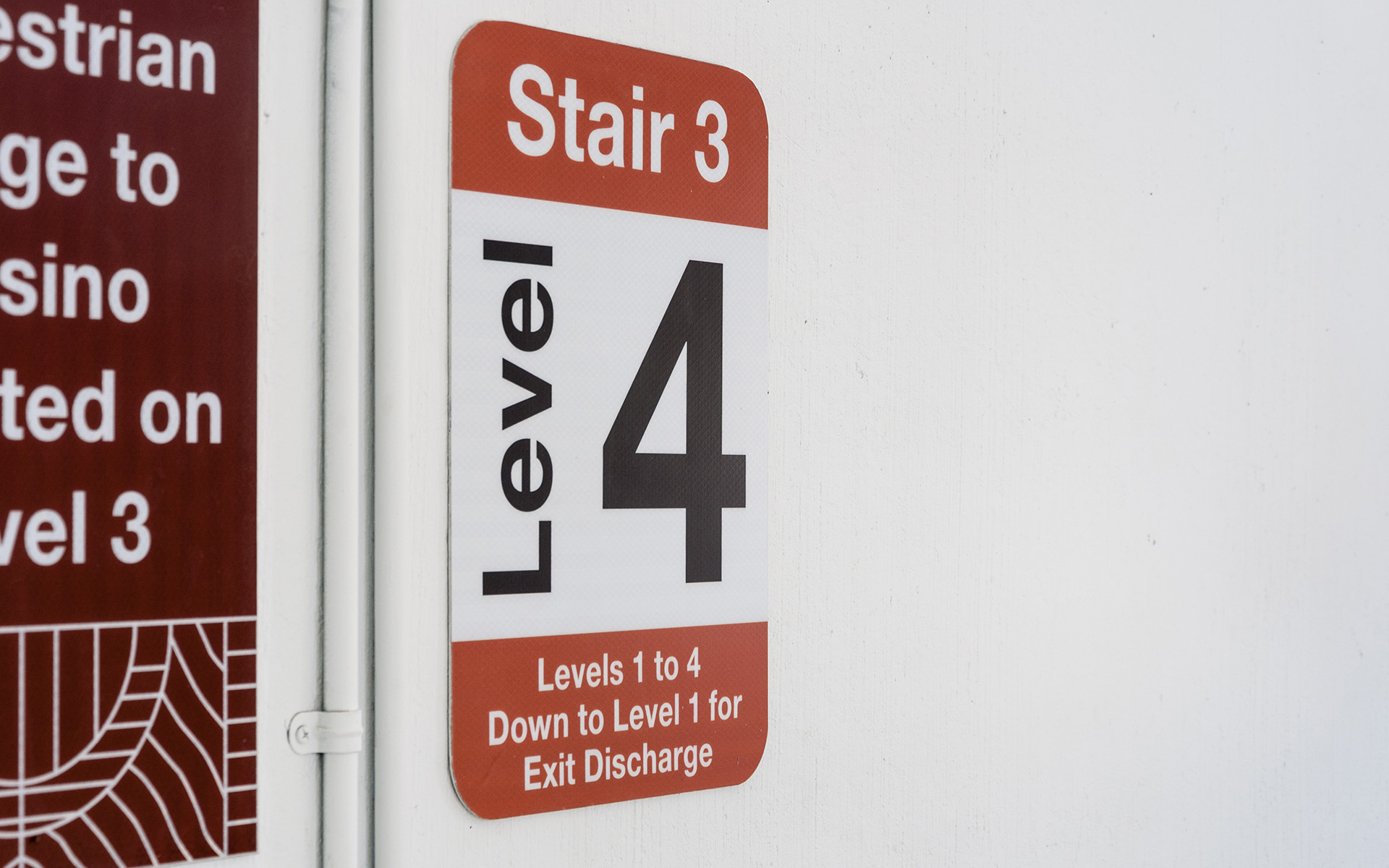 Sandia Casion Parking Lot Signage