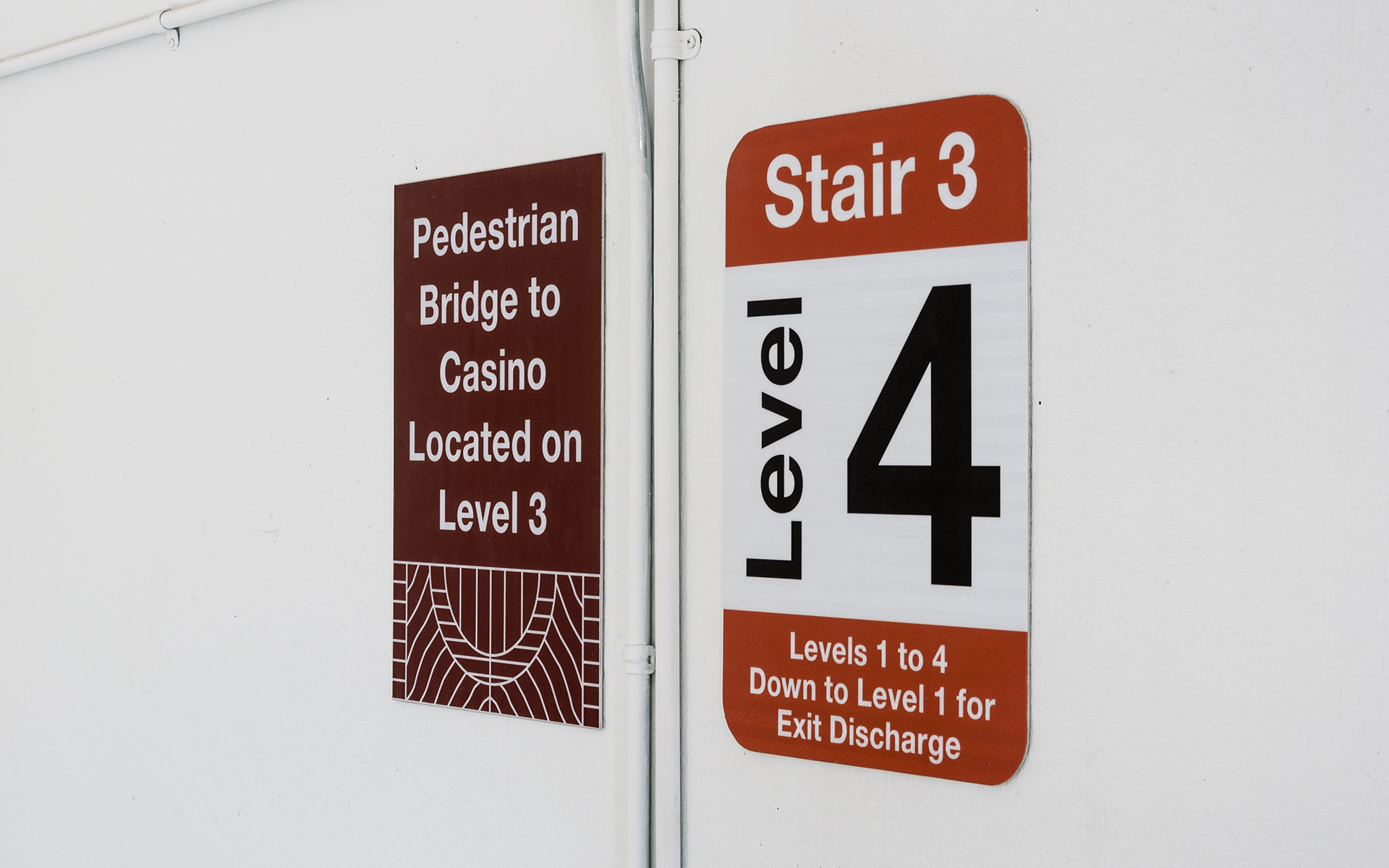 Sandia Casion Parking Lot Signage