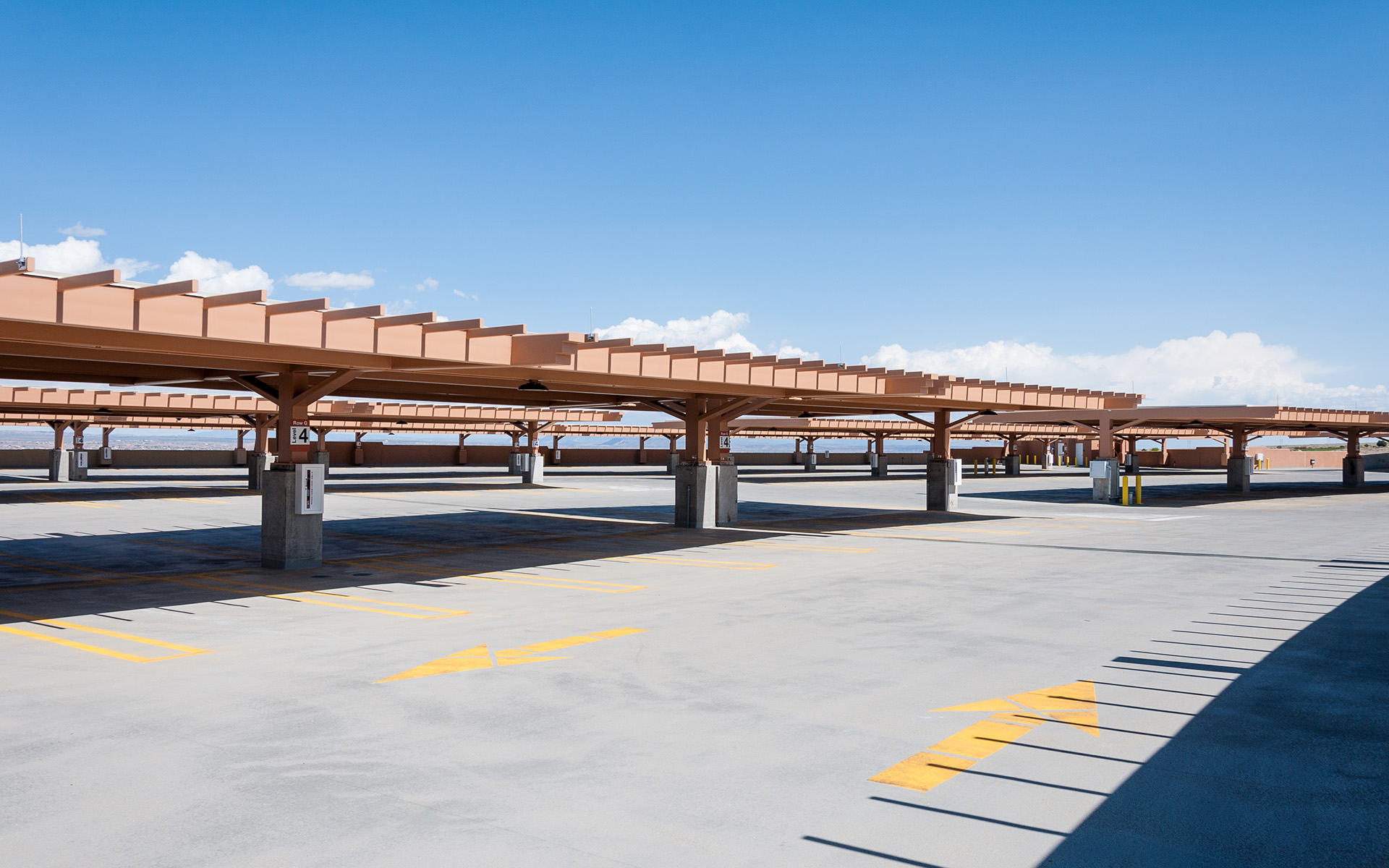 Sandia Casion Parking Lot Signage