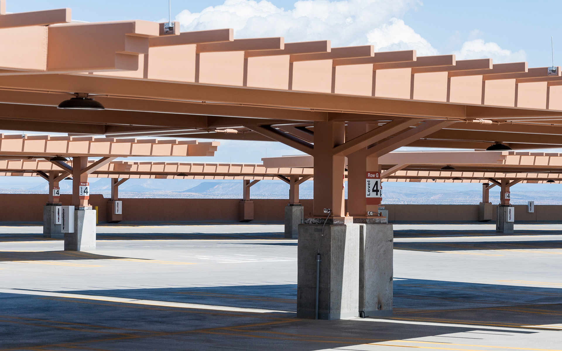 Sandia Casion Parking Lot Signage