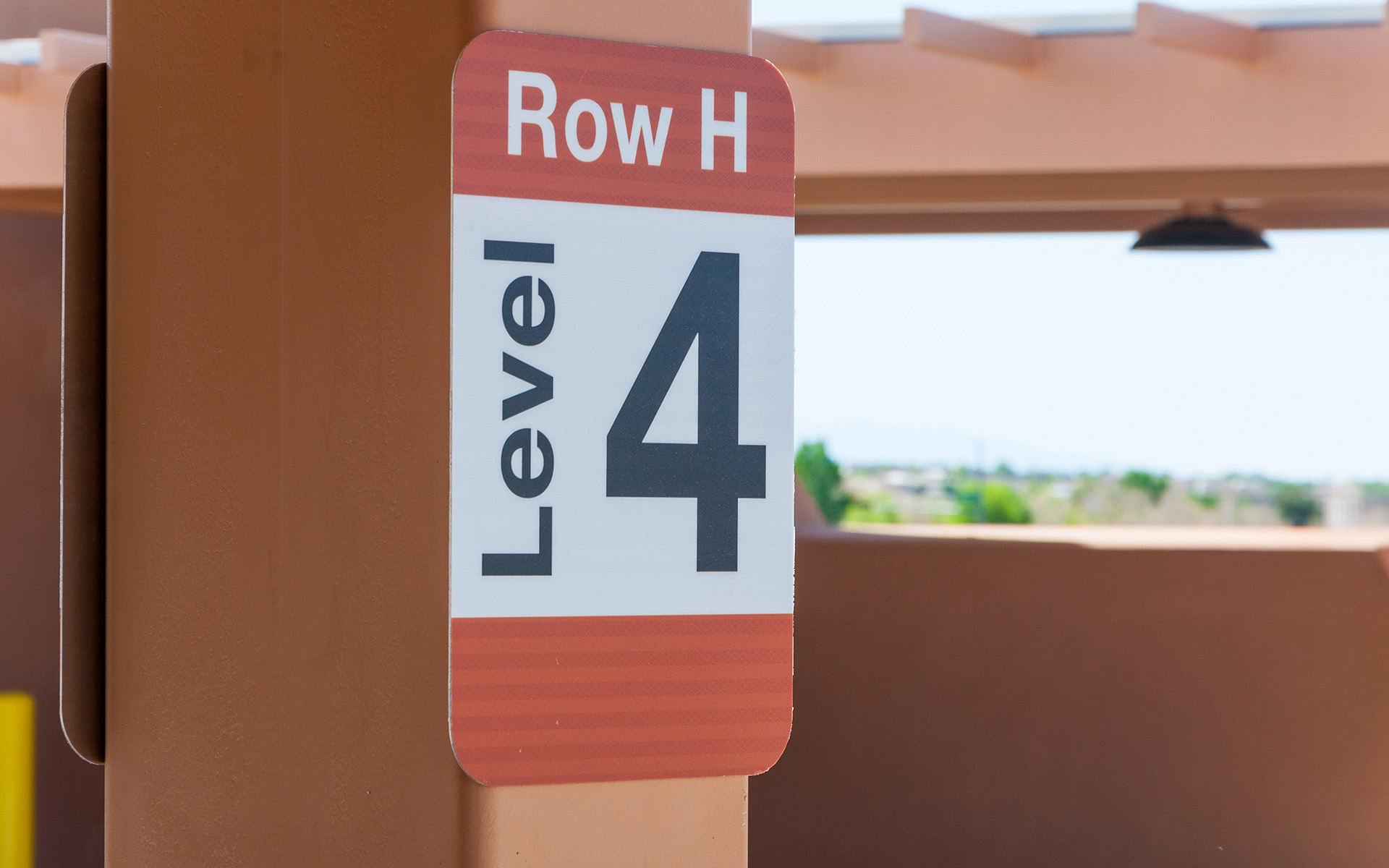 Sandia Casion Parking Lot Signage