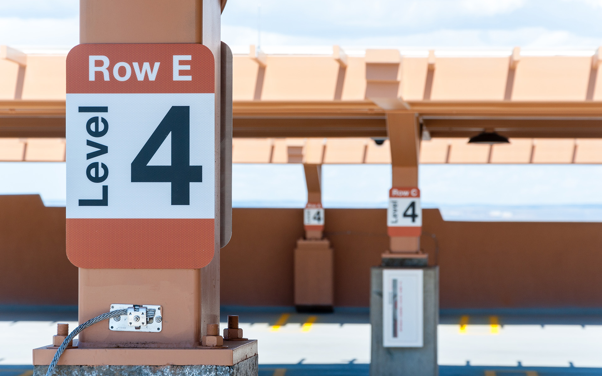 Sandia Casion Parking Lot Signage