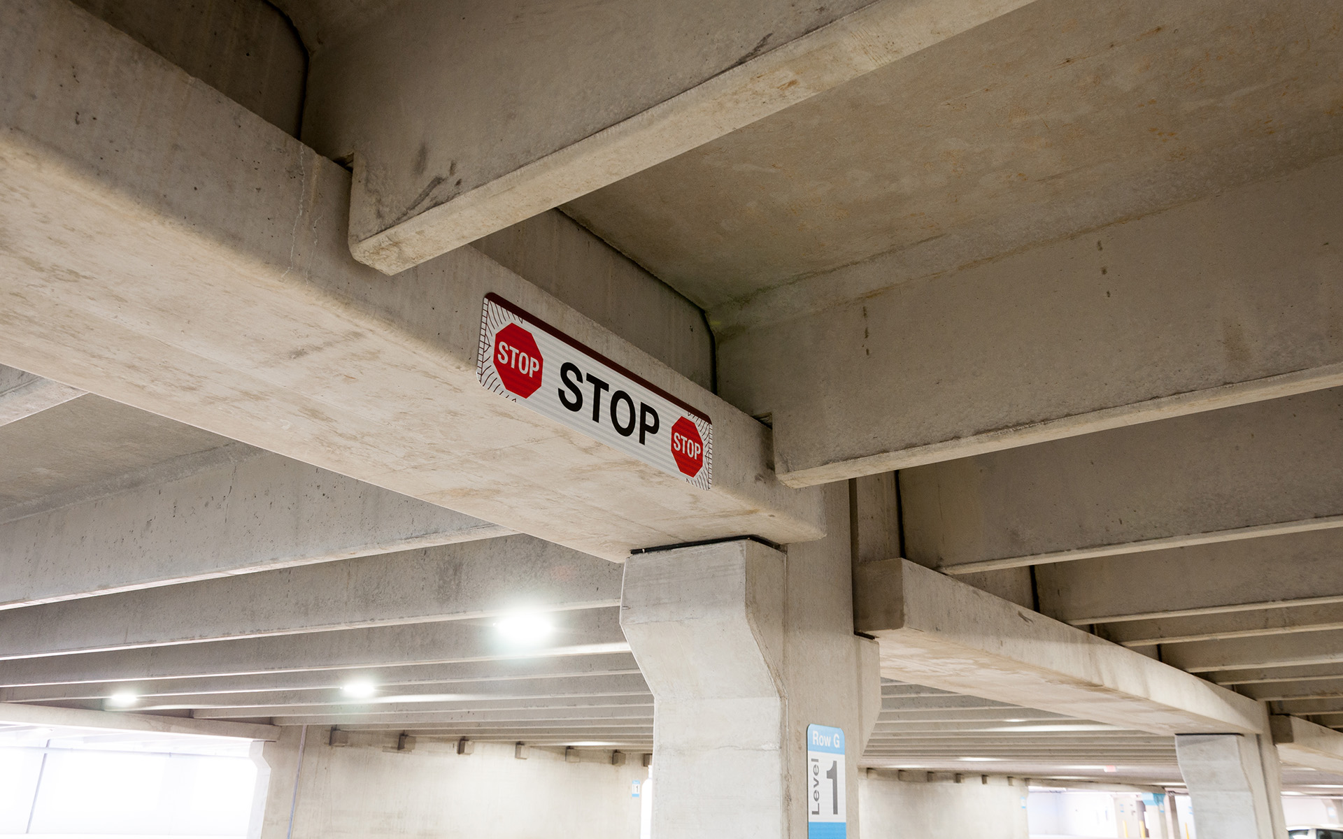 Sandia Casion Parking Lot Signage