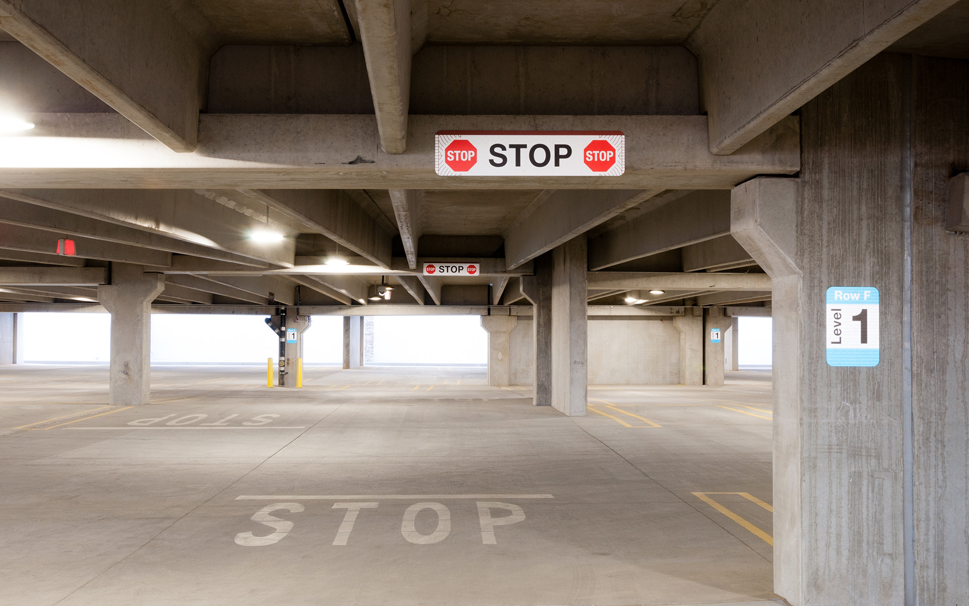 Sandia Casion Parking Lot Signage