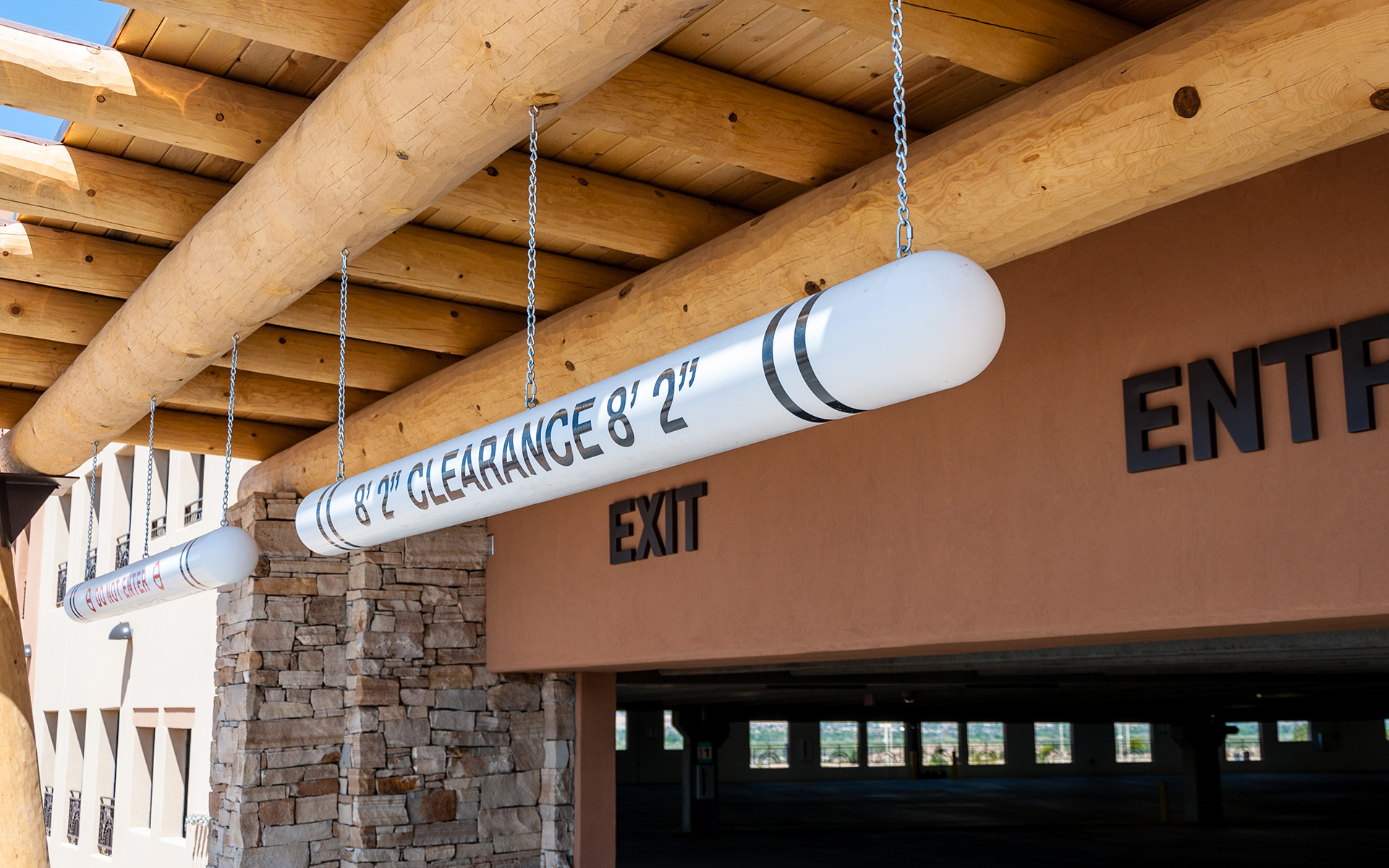 Sandia Casion Parking Lot Signage