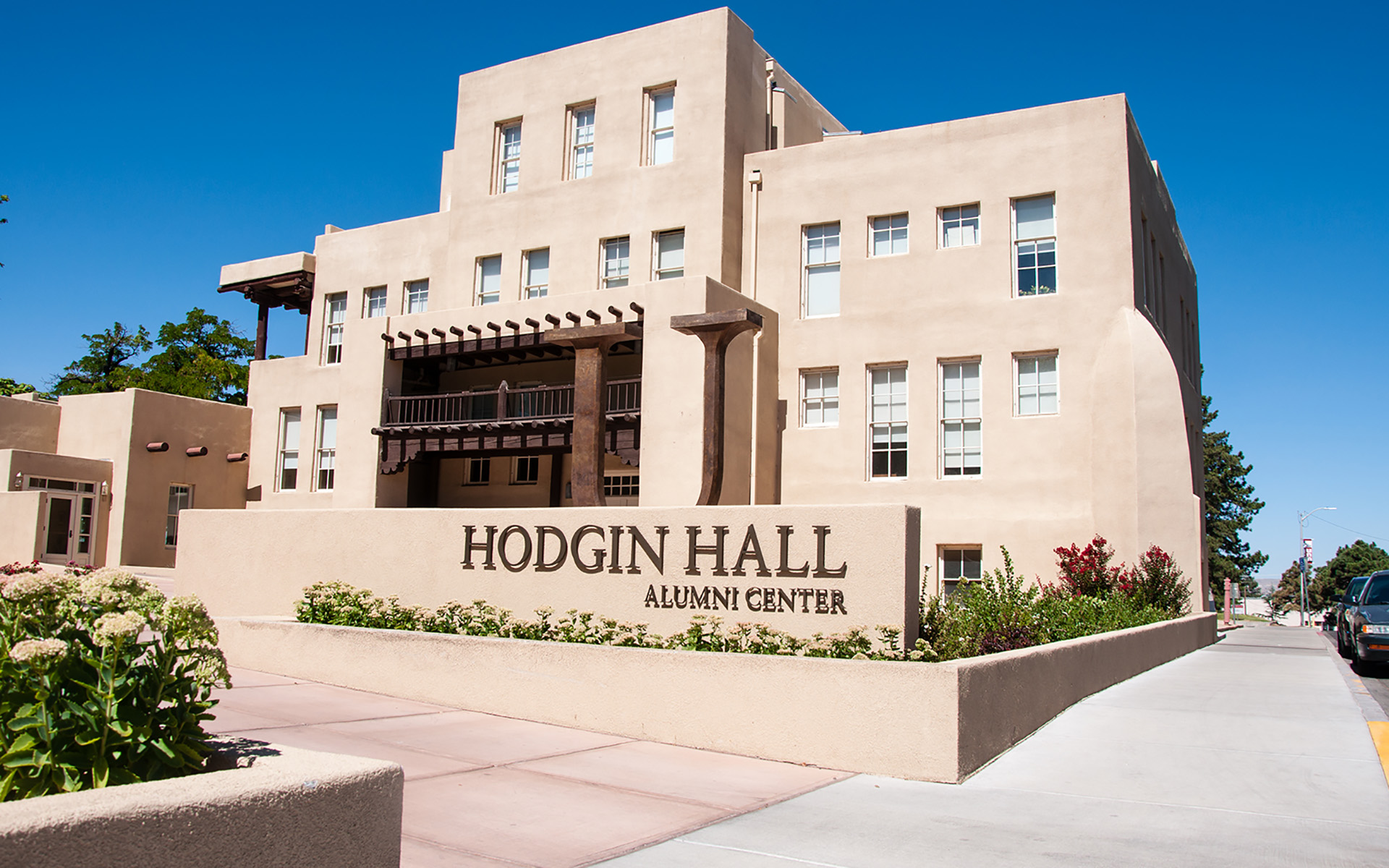 UNM Hodgin Hall Signs