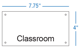 Transparency Insert Template for updating your ADA Sign