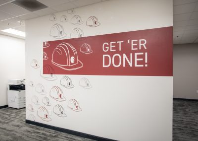 Wallcovering Wallpaper showing hardhats
