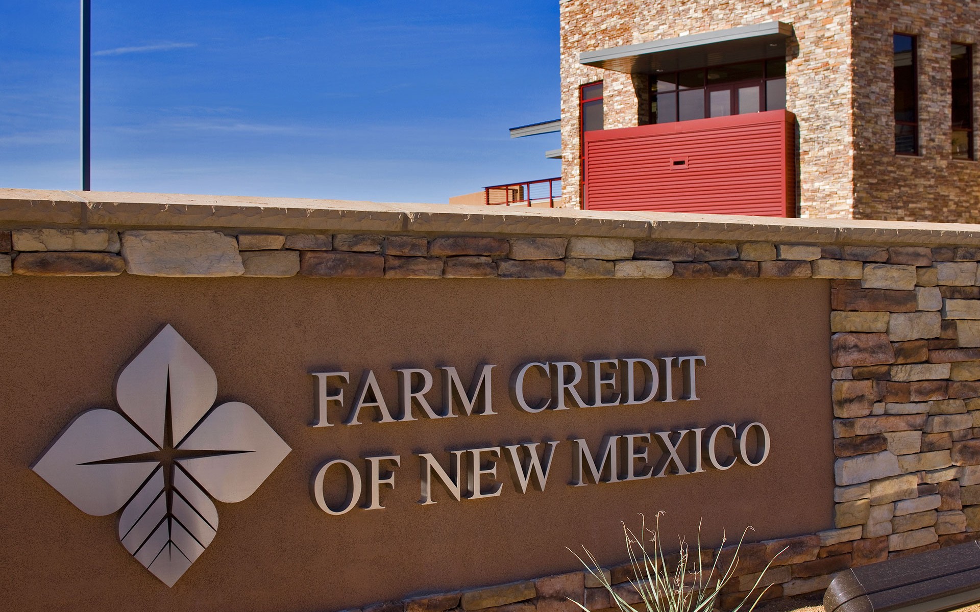 Exterior building identification with fabricated stainless steel channel letters