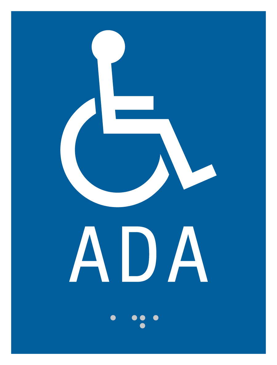 CSB Collectable Lil Sign 2013 06 ADA ADA Sign ADA promotional tactile sign ADA concept sample by Century Sign Builders