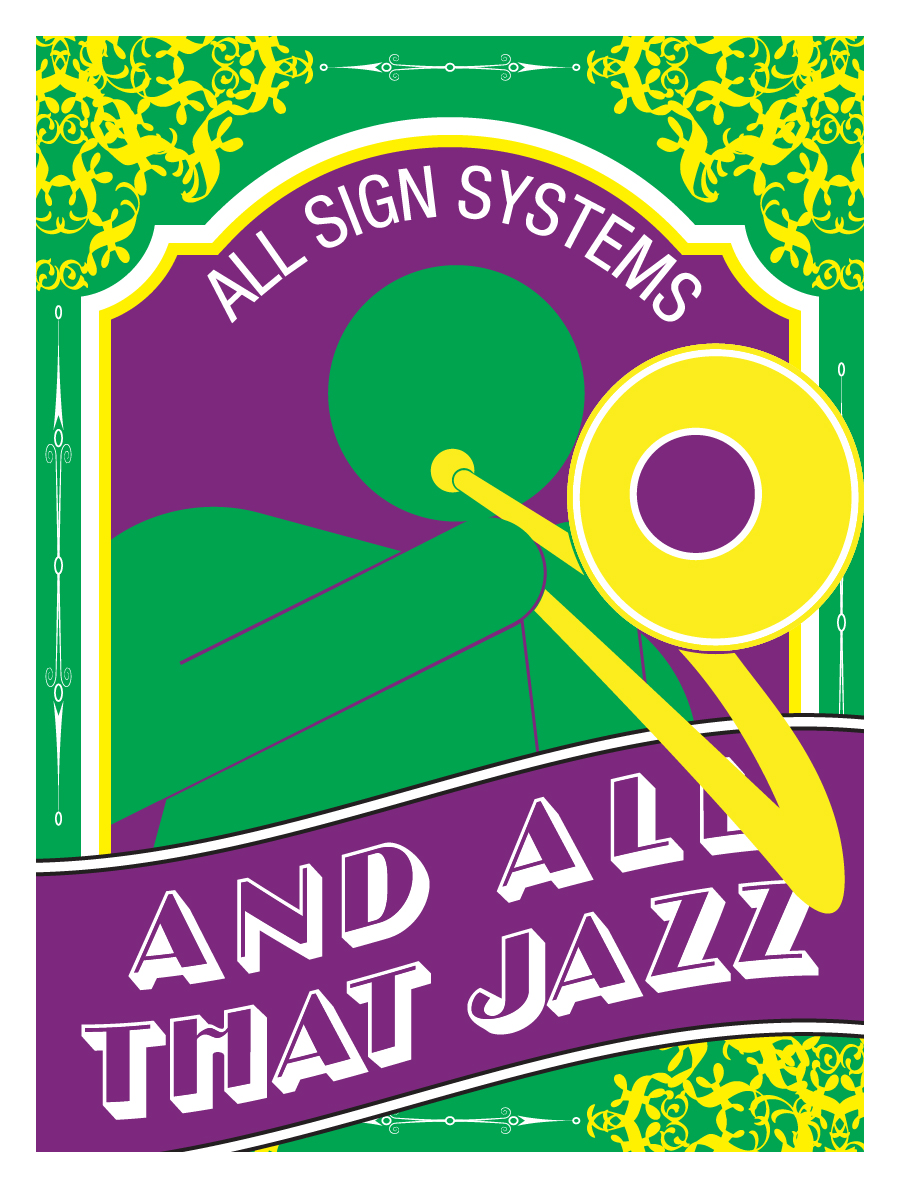 CSB Collectable Lil Sign 2020 09 New Orleans ADA promotional sign New Orleans themed graphic by Century Sign Builders