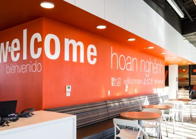 Custom Wall Graphics "Welcome" in multiple languages