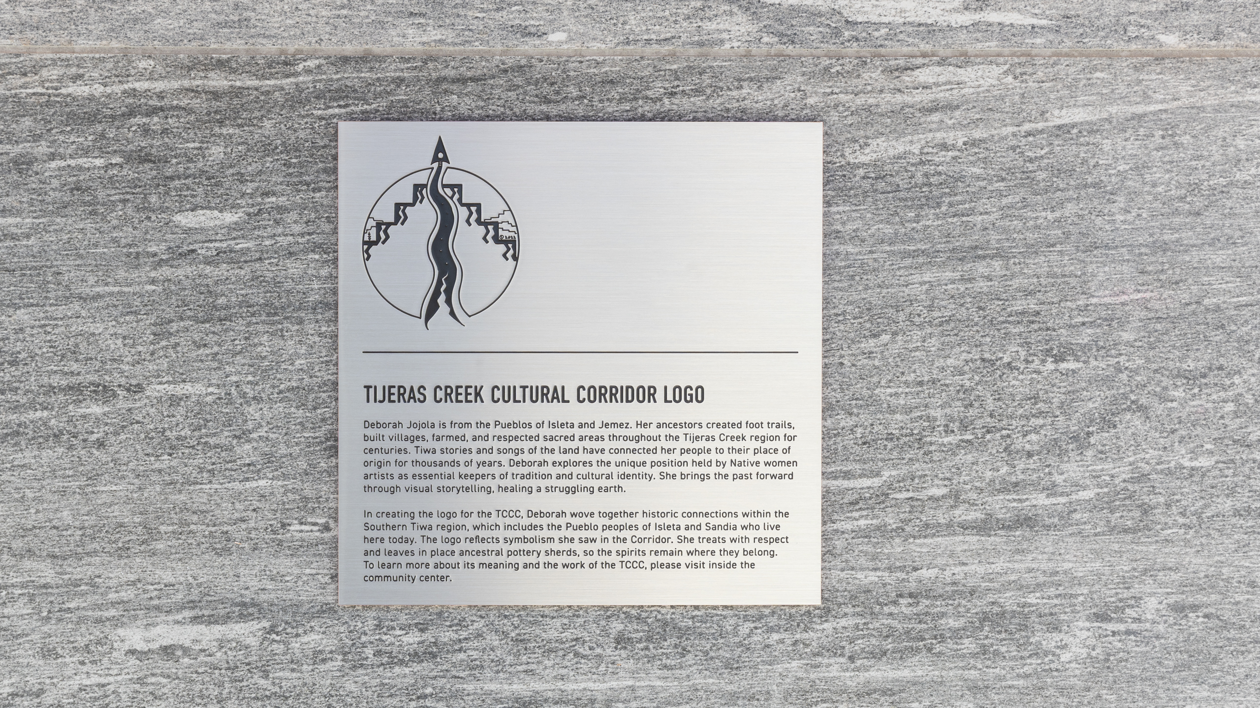 Etched Stainless Steel Plaque